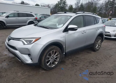 2016 Toyota Rav4 Hybrid Limited из США, поврежденный, VIN JTMDJREV1GD013267